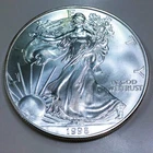 1998 1 oz American Silver Eagle .999 Silver Beautiful Uncirculated Coin