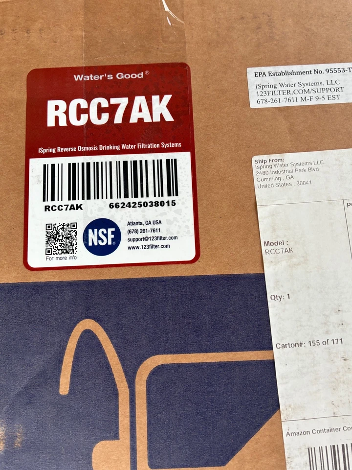 iSpring RCC7AK NSF Certified 6 Stage Reverse Osmosis System with Alkaline Filter - Image 2 of 4