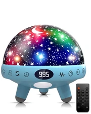 Night Light for Kids Room with Sound Machine Baby Night Light Star Projector ...