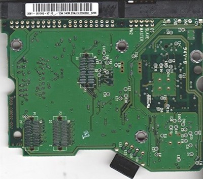 WD600BB-00CAA1, 2061-001092-301 D, WD IDE 3.5 Leiterplatte (PCB)