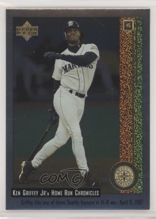 1998 Upper Deck Ken Griffey Jr's Home Run Chronicles Ken Griffey Jr #6 HOF 2i9