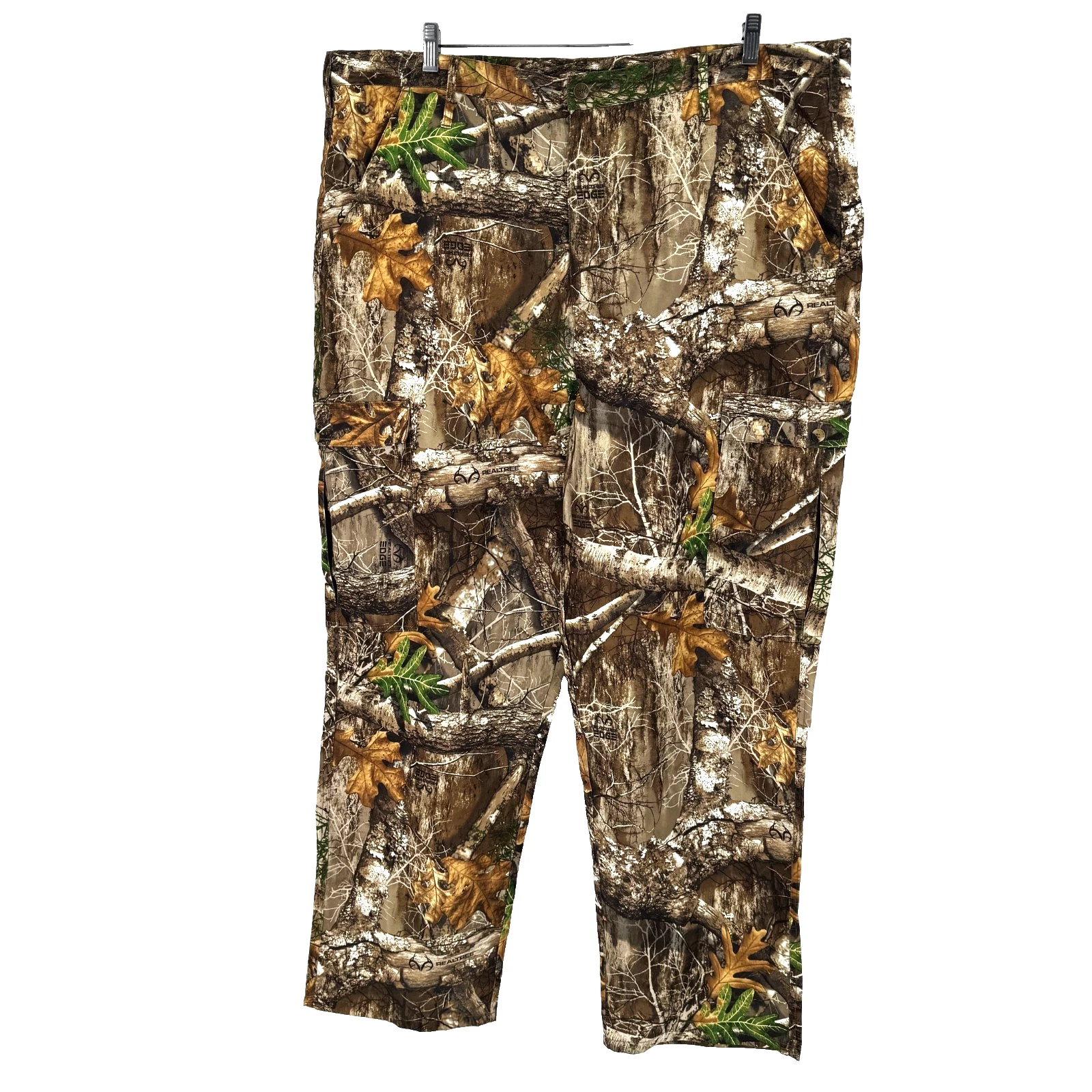 Shadow Camo Relaxed Fit Cargo Pants Men's 44X34 Realtree Edge Hunting Outdoor