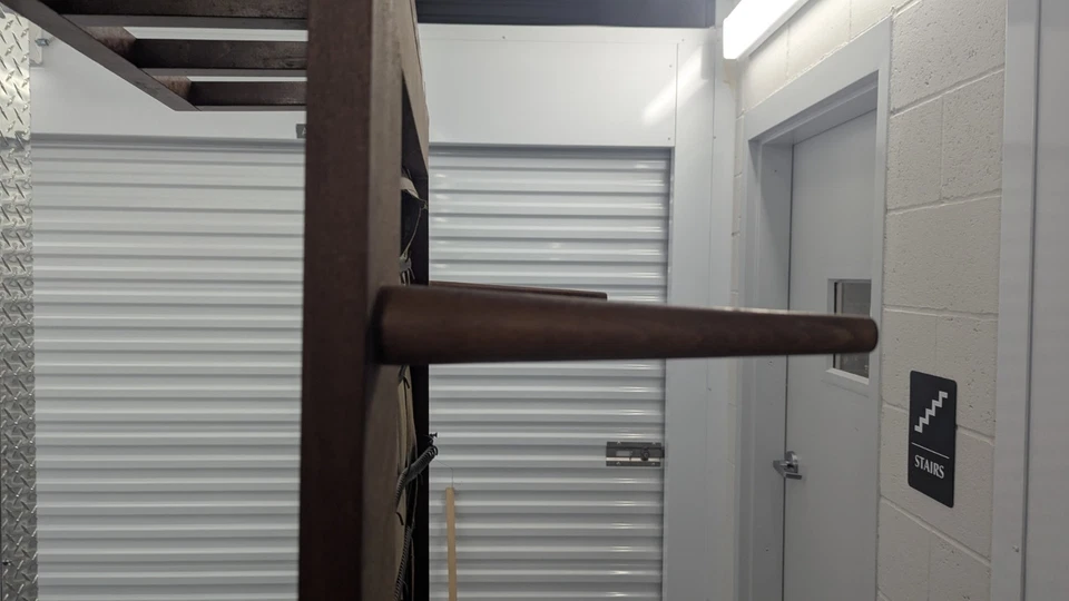 Sofá sofá moderno vintage de mediados de siglo años 60 madera verde oliva Foto 4 de 4