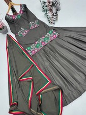 LEHENGA TOP INDIAN BOLLYWOOD WEDDING PARTY PAKISTANI WEAR READYMADE
