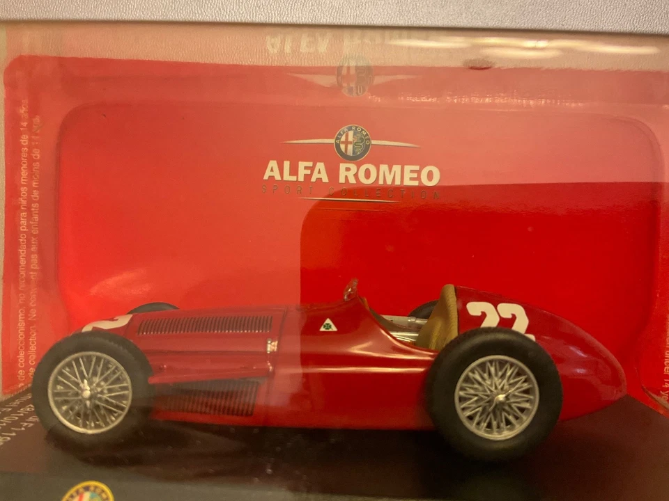 Alfa Romeo коллекции 1:43 Tipo 159 Alfetta GP Spagna 1951 #22 Fangio WDC запечатанный - Изображение 3 из 4