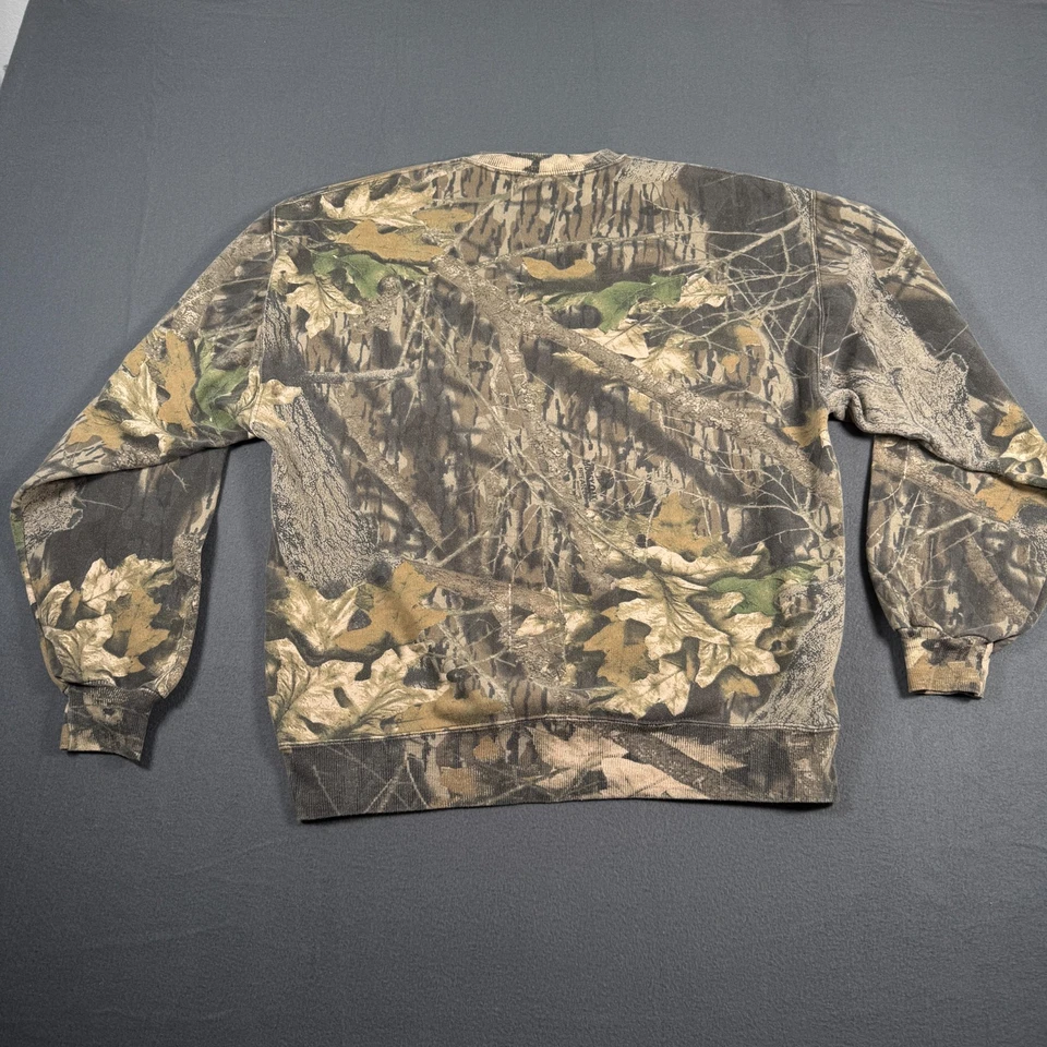 Sudadera y Pantalones Jerzees Exterior Para Hombre Grande Marrón Roble Mossy Cuello Redondo EE. UU. Foto 2 de 4