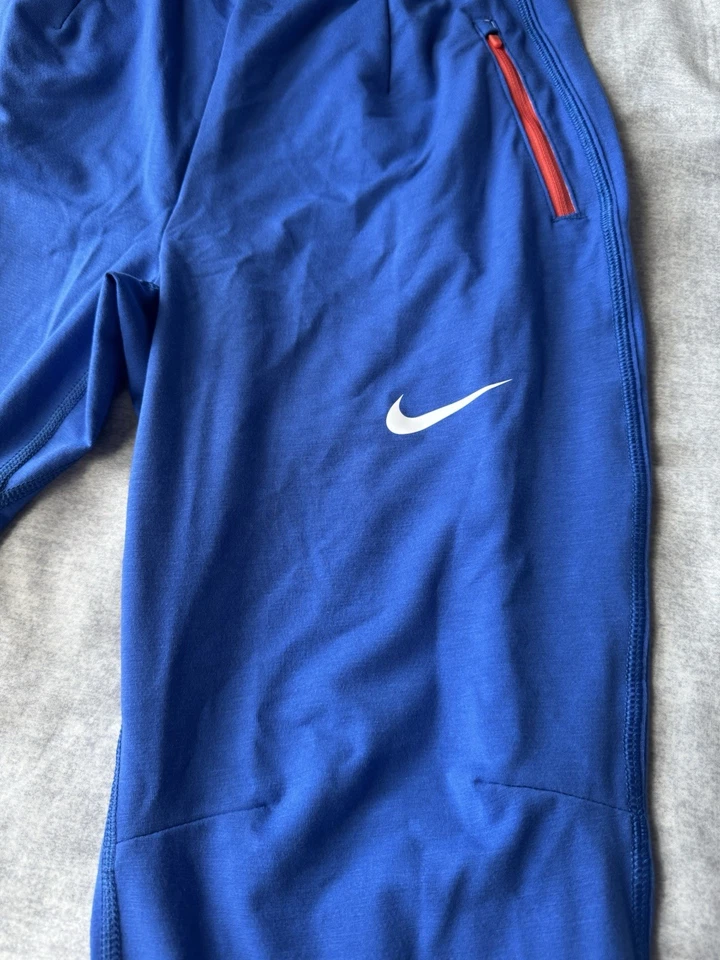 Nike Pro Elite Hecho en EE. UU. NCAA Azul Naranja Caimanes Correr Tobillo Cremallera Joggers Talla M Foto 3 de 4