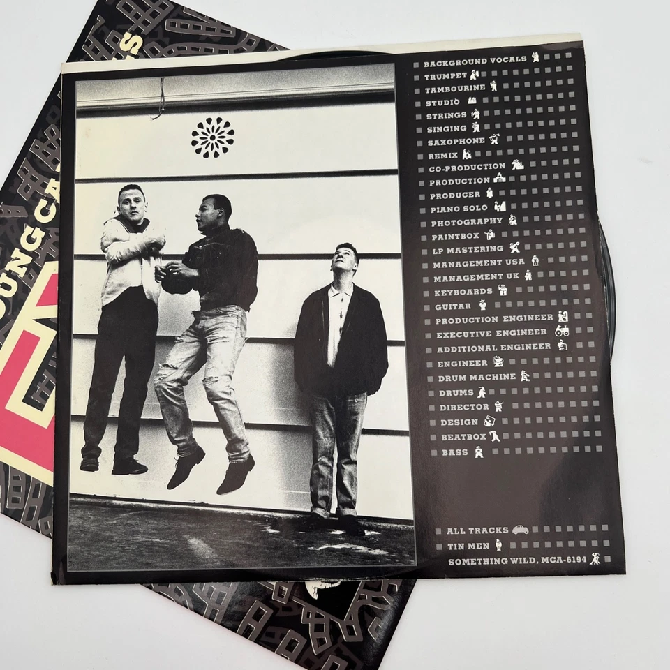 Fine Young Cannibals The Raw & The Cooked LP 1988 IRS MCA FYC Pop Soul VG+ - Image 4 of 4