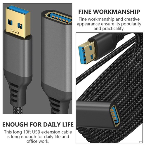 10 USB-Datenkabel Computer-Verlängerungskabel USB-Verlängerungskabel - 第 2/12 張圖片