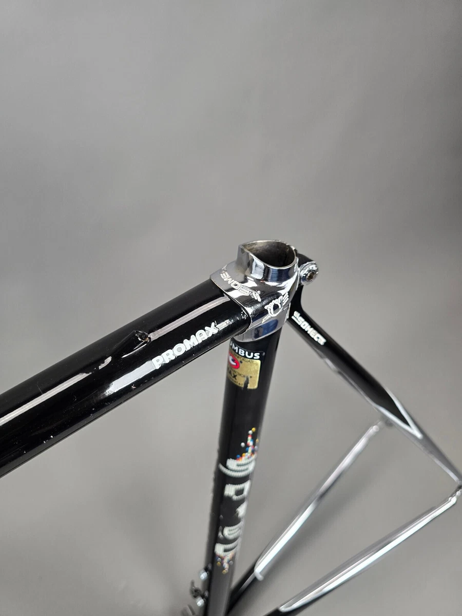 Rahmen Set Somec Pro Max Columbus schwarz Shimano Dura Ace 61 cm steel vintage