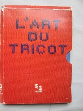  Livres anciens  vintage : L'art du tricot 1974 les 3 suisses ( 6 exp )