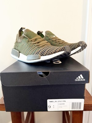 Size 9 - adidas NMD_R1 STLT Primeknit Trace Olive