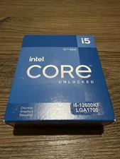 Intel Core i5 12600KF 10 Core 4.9GHz Unlocked CPU LGA1700 Alder Lake NEW Sealed