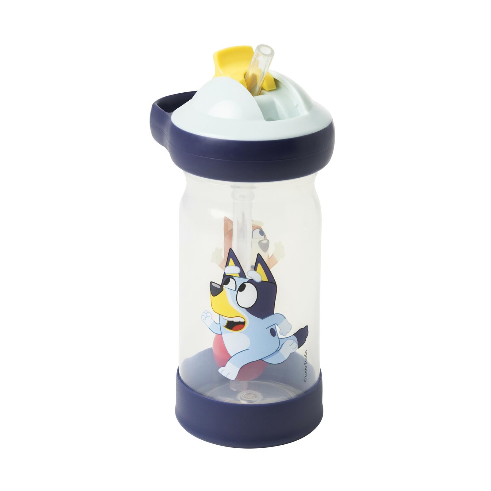 2 PACK The First Years Bluey Sip & See Toddler Water Bottle 