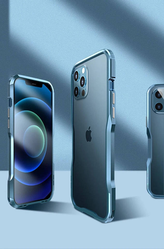 Aluminium Metal Bumper Shockproof Case Cover For iPhone 16 15 14 13 12 Pro Max - Image 4 of 4