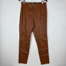 NWT H M Pull On Faux Leather Pleather Skinny Leggings Pants