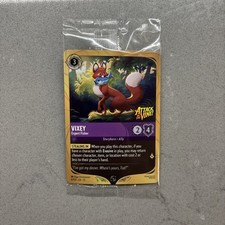 Disney Lorcana Vixey Expert Fisher Prerelease Promo Attack Of The Vine 4/PD1