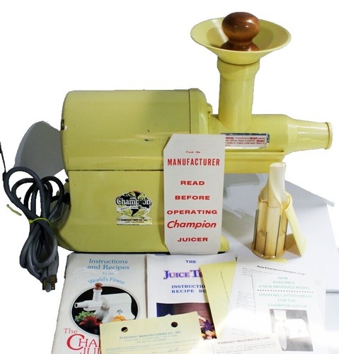 Champion ジューサー アメリカ The Champion Juicer The World's Finest Masticating WORKS | eBay