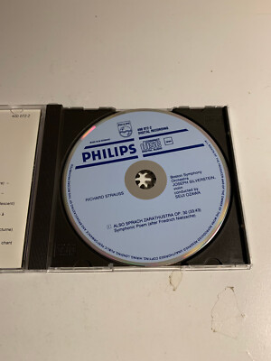 Seiji Ozawa CD Also Sprach Zarathustra West Germany Philips blue face Strauss