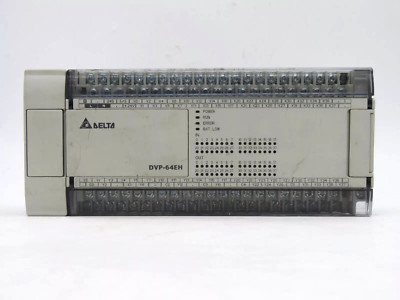 Delta DVP-64EH00T3 Programmable Logic Controller Module 100-240 VAC Used