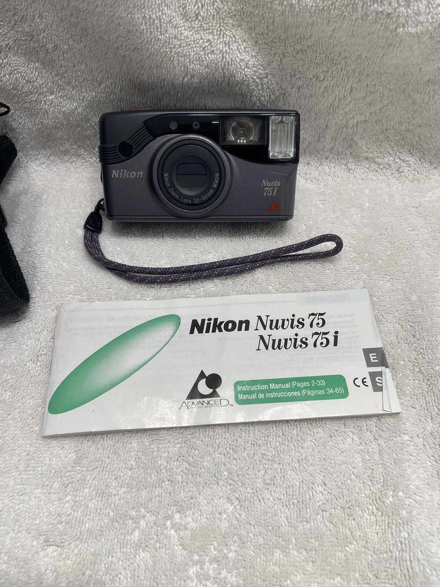 RETRO NIKON NUVIS 75i APS FILM CAMERA - PHOTOGRAPHY POINT AND