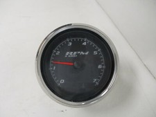BEEDE TACHOMETER GAUGE BLACK FACE & CHROME BEZEL 947614 MARINE BOAT