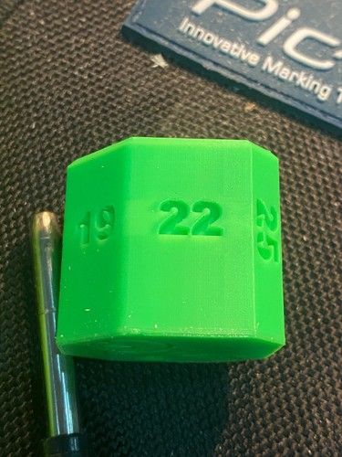 Scribing block tool with 6mm hole for Pica pencils The Pica Block - Picture 7 of 8