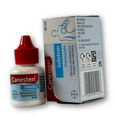 Canesten 1% Anti Fungal Solution - 20ml (MAX 1 PER ORDER)