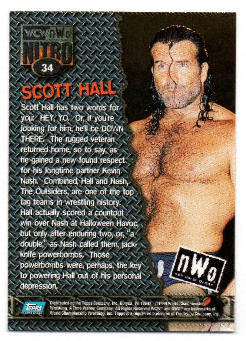 Scott Hall Razor Ramon WCW Topps Trading Card 1999 #34 NWO