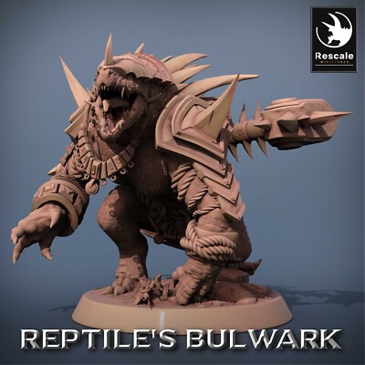 Echsenmenschen Krieger F5 - Reptiles Bulwark - Lord Of The Print - 28mm Tabletop