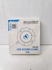Beexcellent Pro Gaming Headset USB Sound Card HUB GM-280 Surround Streaming 