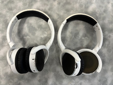 Modern Vtg iJoy Matte White Wireless Bluetooth Headphones Over-Ear L-100     