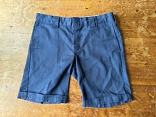 MENS DICKIES CHINO CARGO SHORTS WAIST 34" LARGE SUMMER BOARD COTTON SLIM FIT
