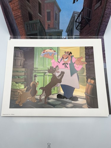 Disney Set Of 4 Lady & the Tramp Exclusive Commemorative Lithograph Prints 1994 - Picture 9 of 15