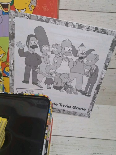 I Simpson Ultimate Trivia gioco. Simpsons 2002 vintage. Completo Di Manuale - Foto 10 di 12
