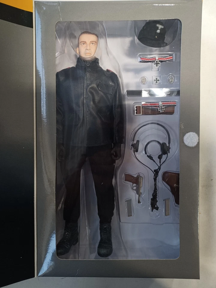 Boneco de ação Dragon escala 1/6 12" Michael Wittmann Segunda Guerra Mundial Tiger Ace 70370S novo - Imagem 2 de 2