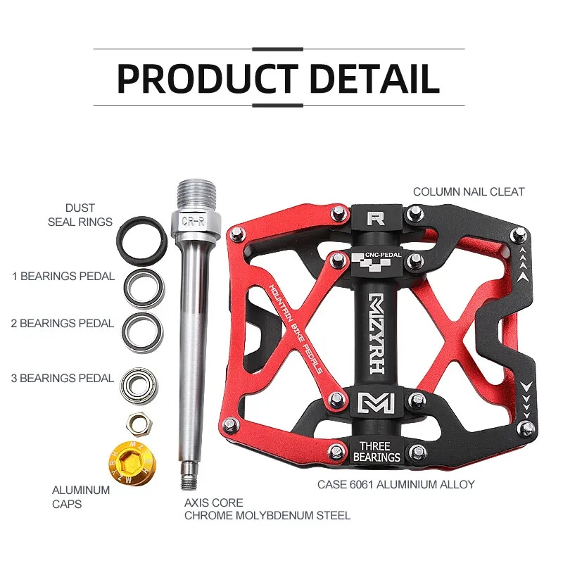 Ultralight Anti-Slip BMX MTB Road Bike Pedal Cycling Sealed Bearing Bike Pedals - Image 3 of 4