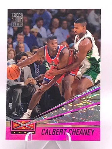 Calbert Chaney 1993-94 Stadium Club Beam Team #27 Washington Bullets
