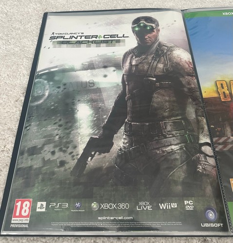 Splinter Cell schwarze Liste SELTEN PS3 XBOX 360 42 cm x 59 cm Werbe-Poster - Bild 2 von 2