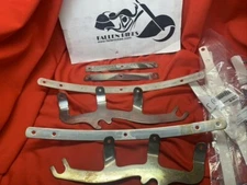 Genuine Harley-Davidson Windshield Frame Stainless Brackets Trim 