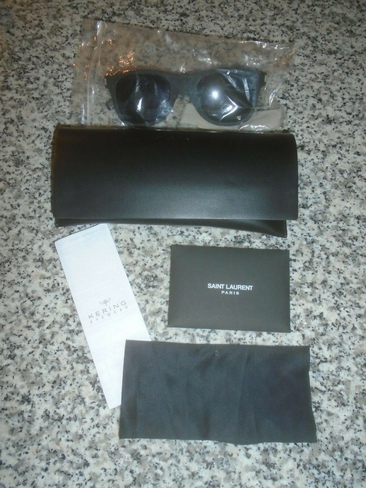 OCCHIALI DA SOLE SL51 SAINT LAURENT NERI TESTURIZZATI NUOVI