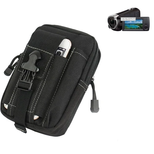 Pour Sony HDR-CX 240 E sac ceinture Étui Holster bag pouch sleeve couvercle