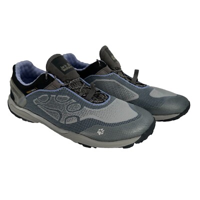 Jack Wolfskin Kreisel 1 Gray Purple Hiking Texapore Shoes Women s Size 9.5