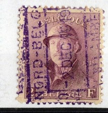 BELGIQUE TIMBRE OBLITERE N°176 Cote: 460€ 