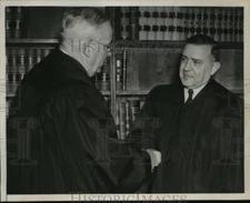 1940 Press Photo NEW YORK FRANCIS X. MARTIN TAKES OATH NYC - neny18828