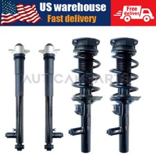 4X Fit VW Golf R MK7 GTI Seat Leon 2015-2020 Front Rear Shock Struts w/ Electric