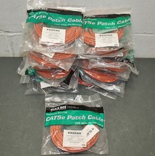  25 Black Box CAT5e Premium Patch Cable, 25ft Ethernet Cord, Orange, 100 MHz