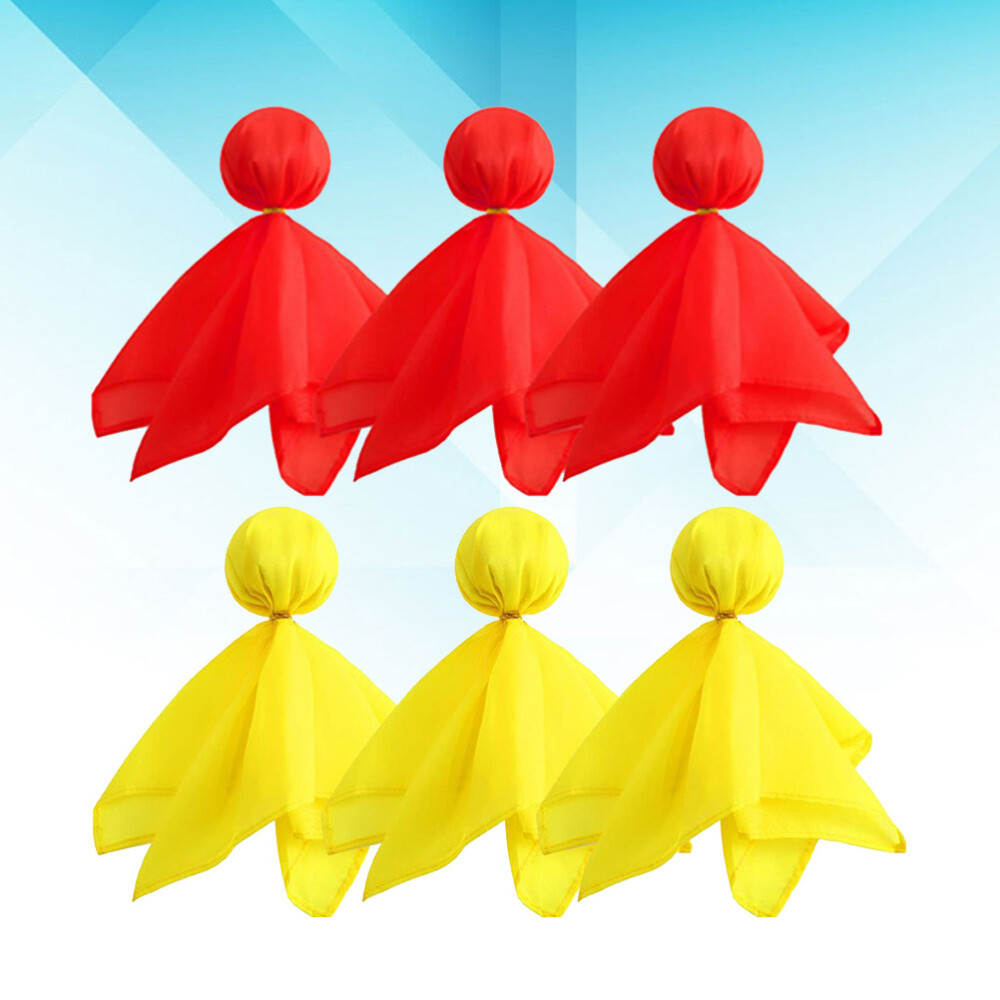 6 PCS Football Game Accessory Yellow Penalty Flag Referee Flags Accessories eBay