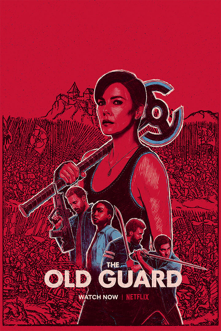 The Old Guard Movie Fantasy Adventure Action Wall Art Home Decor