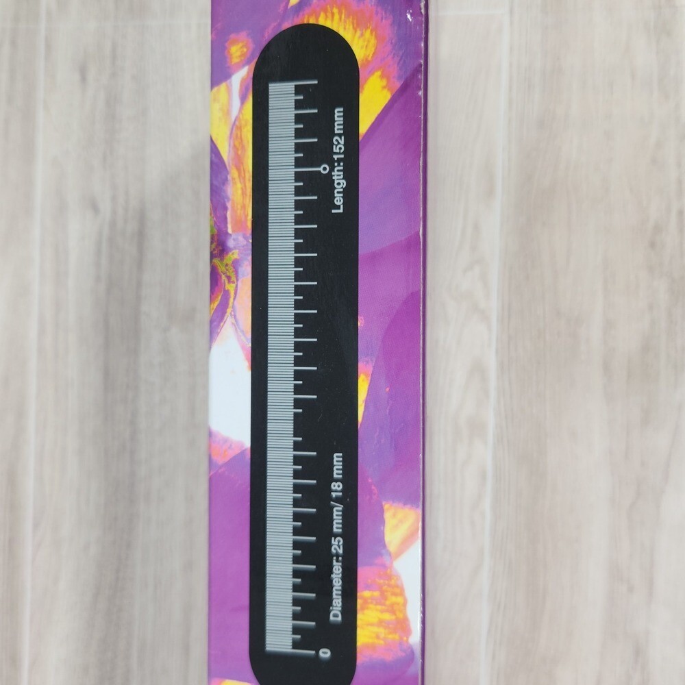 Grande Professional Curling Iron Purple HerStyler,Tested Dia. 18-25mm Len. 152mm